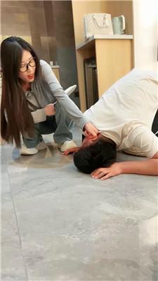 【西彤】重度虐打-舔脏鞋白棉袜 JS250515-8