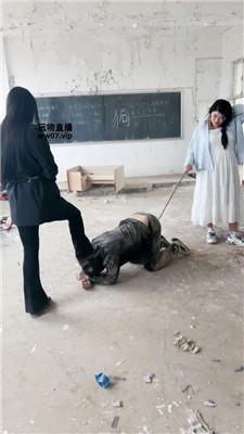 【大小姐】户外-荒废教室惩罚学生奴【下】 JS250312-4