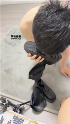 【美酱】重度鞭打/黑丝高跟长靴踩 JS250309-32