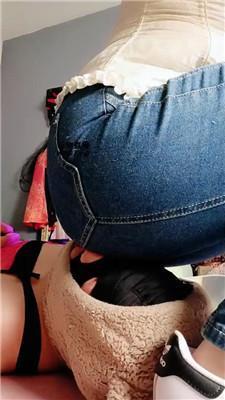 【美柠】贝壳头玉足踩-牛仔裤坐脸 bf52921