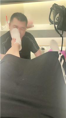 【璃茉老师】运动后原味鞋袜气味辱 JS250420-9