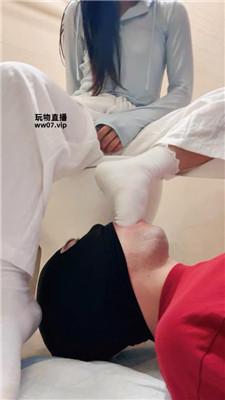 【妮蔻】晨跑后原味鞋袜气味辱-深喉 bf51227