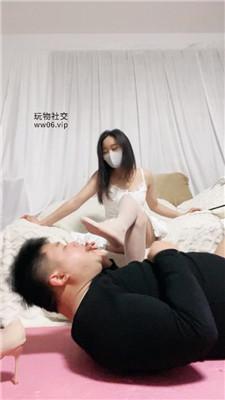 【甜音】高跟白丝羞辱脚下肥狗 JS250117-16