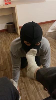 【妮妮大大】超臭原味白棉袜气味辱家奴 JS250117-33