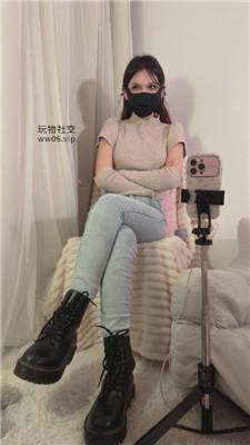 【夏桑】马丁靴脏白棉袜寸    250104-7