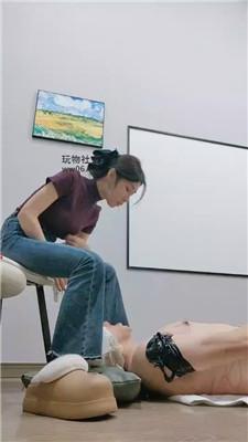 【喵酱紫】捆绑雪地靴黑丝-捆绑虐 JS250119-19