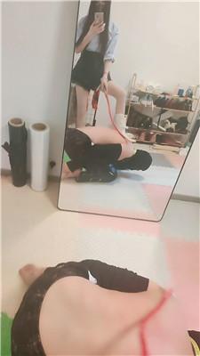 【于少奶奶】狗链拴狗-重度鞭打-短靴肉丝舔 JS250416-29