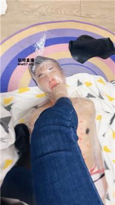 【南月女神】五花大绑虐木乃伊狗【下】 JS250317-46