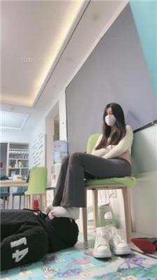 【月影儿】瑜伽裤白袜调/全体重踩踏深喉