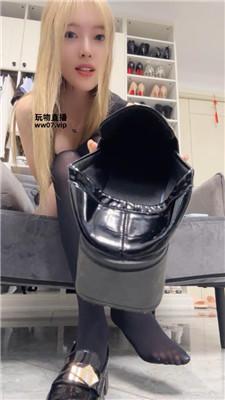 【酒鸽】御姐控制小皮鞋厚黑丝    250521-8
