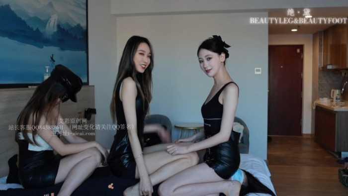 三模特皮裙玩女奴绝命窒息 GD010 YC-241125-2