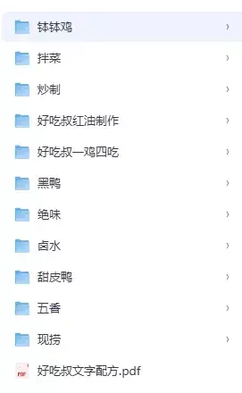 【全套卤肉熟食配方】，感兴趣的可以看看
