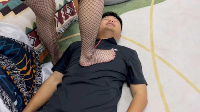 【第5风格】 00后酱网袜调教贱奴 YC-241127-10