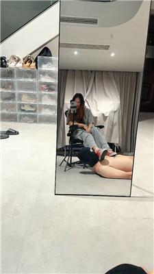 【恩可】镜前羞辱-帆布鞋白袜踩虐【完整版】JS250612-21