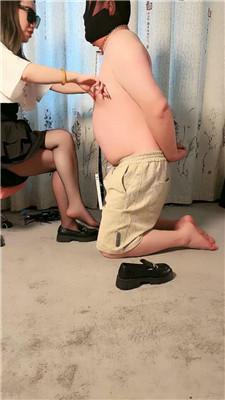 【梦幻大大】清理脏鞋酸臭黑丝-掐乳 JS250612-34