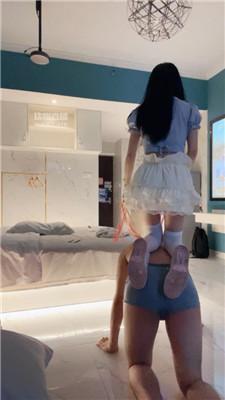 【丸子】骑马鞭打-白袜诱惑-跪舔粉脏鞋 JS250614-14