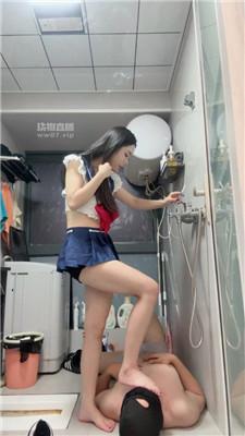 【馨馨】JK小主-皮鞋白丝踩虐 bf54554