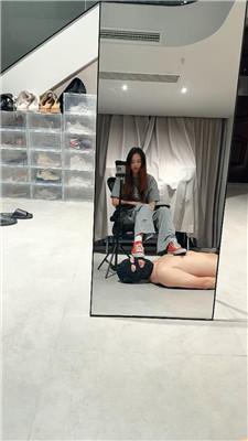 【恩可】镜前羞辱-帆布鞋白袜踩虐【完整版】JS250612-21