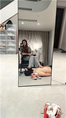 【恩可】镜前羞辱-帆布鞋白袜踩虐【完整版】JS250612-21