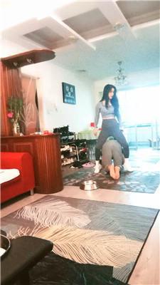 【白狐】狗盆喂食/舔小白鞋白袜【双视角版】 JS250608-24