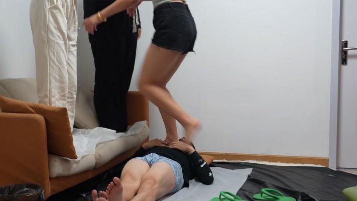 『高兴儿』三倍体重三人踩踏奴 YC-241024