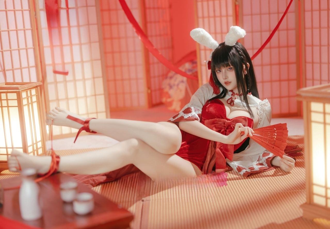 屿鱼 碧蓝航线 大山·祈愿的巫女兔-作品推荐