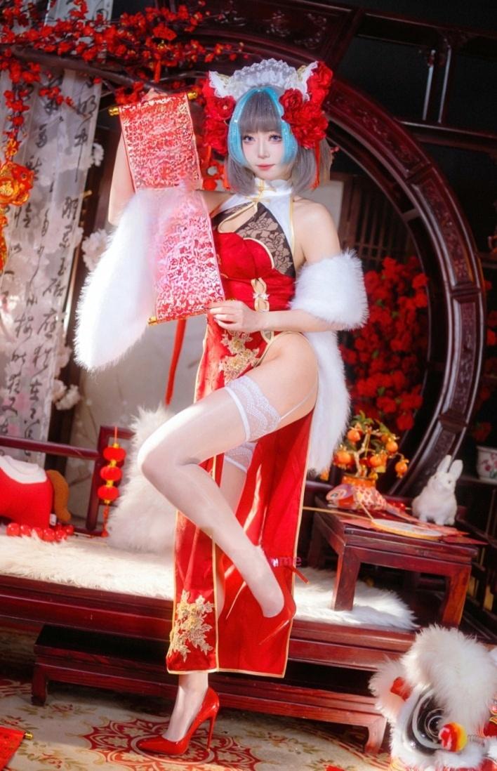 Money冷冷 – 柴郡新年旗袍-收藏版