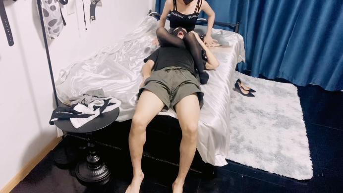 黑丝美女绞杀惩罚小偷 JS241123-19