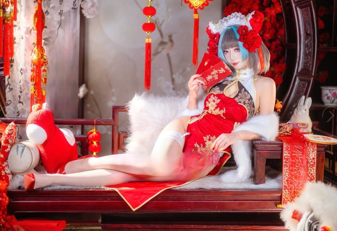 Money冷冷 – 柴郡新年旗袍-收藏版